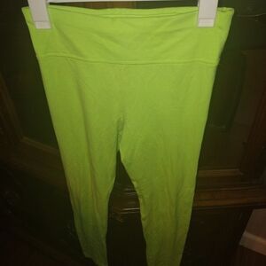 Justice Neon Green Leggings
